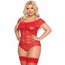 Боди SoftLine Collection Kamila, красный, XL. Нет в наличии Боди SoftLine Collection Kamila, красный, XL
