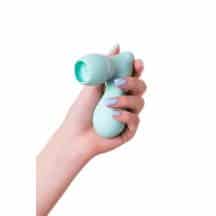 Вакуумный стимулятор клитора с язычком Jos Dingo, мятный