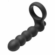 Насадка с вибрацией Double Fun Cock Ring with Double Penetration Vibe XR Brands черный. Нет в наличии Насадка с вибрацией Double Fun Cock Ring with Double Penetration Vibe XR Brands черный