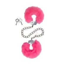 Оковы с мехом Le Frivole Be Mine, розовые