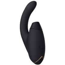 Вибратор с вакуумно-волновым стимулятором клитора Womanizer InsideOut, чёрный