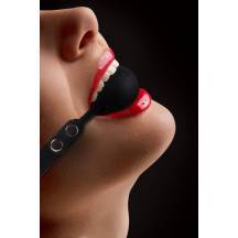 Кляп-шарик Shots Silicone Ball Gag, черный. Нет в наличии Кляп-шарик Shots Silicone Ball Gag, черный