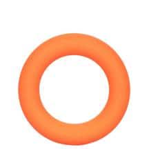 Эрекционное кольцо CalExotics Link Up Ultra-Soft Verge, оранжевое