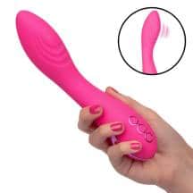 Вибратор с осцилляцией CalExotics California Dreaming Surf City Centerfold, розовый