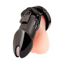 Пояс верности с замком BlueLine Acrylic See-Thru Chastity Cage, черный Пояс верности с замком BlueLine Acrylic See-Thru Chastity Cage, черный