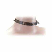 Ошейник металлический со шипами Подиум, черный. Нет в наличии Ошейник металлический со шипами Подиум, черный