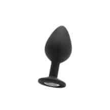 Анальная пробка с кристаллом Regular Diamond Butt Plug (Large) Shots