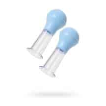 Помпы для сосков Toyfa Nipple Pump Set, голубые