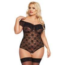 Боди SoftLine Collection Kamila, черный, XL. Нет в наличии Боди SoftLine Collection Kamila, черный, XL