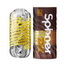 Мастурбатор Tenga Spinner DX 02 Bumps, жёлтый