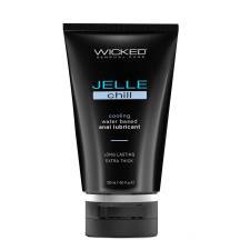 Охлаждающий анальный лубрикант Wicked Jelle Chill на водной основе, 120 мл