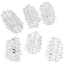 Набор эрекционных насадок Toy Joy Power Penis Sleeve Set, бесцветный