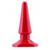 Анальная пробка Toyfa Black&Red Plug, красная