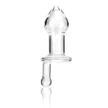 Стеклянная пробка с ручкой Glas 12 см, бесцветный