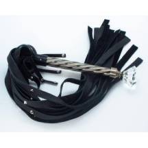 Плеть эксклюзивная с металлической ручкой