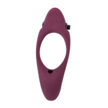 Виброкольцо Lola Games Pure Passion Stardust, бордовое