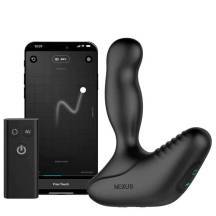 Вибромассажер простаты с вращающейся головкой Nexus Revo Stealth App с пультом ДУ, чёрный