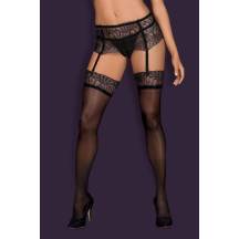 Чулки Obsessive Chiccanta stockings, Чёрный, S/M. Нет в наличии Чулки Obsessive Chiccanta stockings, Чёрный, S/M