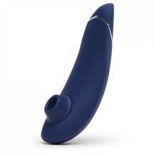Вакуумный стимулятор клитора Womanizer Premium, синий. Нет в наличии Вакуумный стимулятор клитора Womanizer Premium, синий