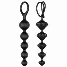 Набор анальных стимуляторов Satisfyer Beads 2 шт, черный