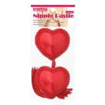 Пестисы LoveToy Сердечки с кисточками, красные. Нет в наличии Пестисы LoveToy Сердечки с кисточками, красные
