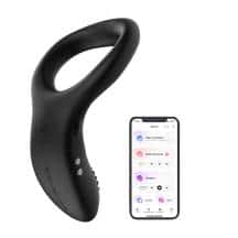 Виброкольцо Lovense Diamo, черное Виброкольцо Lovense Diamo, черное