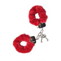 Наручники меховые Toyfa Theatre, красные. Нет в наличии Наручники меховые Toyfa Theatre, красные