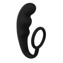 Анальный стимулятор с эрекционным кольцом Lola Games Back Door, черный