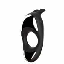 Виброкольцо FeelzToys Zeus Dual Vibe, черное