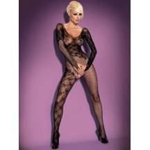 Боди Obsessive Bodystocking F210, размер S/M, цвет черный