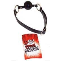 Силиконовый кляп-шарик Erotic Fantasy Black Ballgag, черный Силиконовый кляп-шарик Erotic Fantasy Black Ballgag, черный