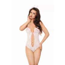 Боди с открытыми ягодицами SoftLine Collection Honey, белый, M/L. Нет в наличии Боди с открытыми ягодицами SoftLine Collection Honey, белый, M/L