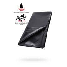 Виниловая простыня Toyfa Black&Red 200 х 220 см, черная