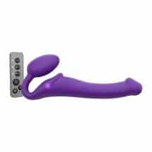 Страпон с вибрацией Strap-on-me 3 мотора M с пультом ДУ, фиолетовый. Нет в наличии Страпон с вибрацией Strap-on-me 3 мотора M с пультом ДУ, фиолетовый