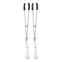 Зажимы для сосков с жемчужинами Taboom Nipple Play Tweezers With Pearls, серебристый. Нет в наличии Зажимы для сосков с жемчужинами Taboom Nipple Play Tweezers With Pearls, серебристый