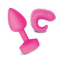 Набор Gvibe Gkit анальная вибропробка и мини-вибратор на палец, розовый
