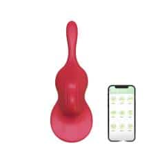 Вибровкладка в трусики CNT Clit Magic Take Over-The Violin, красная. Нет в наличии Вибровкладка в трусики CNT Clit Magic Take Over-The Violin, красная