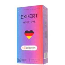 Презервативы ребристые с точками Amor Expert Wild Love, 12 шт + 3 шт