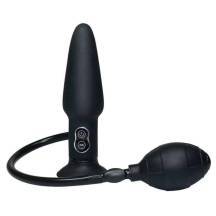 Вибростимулятор с подкачкой True Black Vibro Anal Plug Orion черный Вибростимулятор с подкачкой True Black Vibro Anal Plug Orion черный