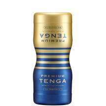 Двухсторонний мастурбатор Tenga Premium Dual Sensation Cup, синий. Нет в наличии Двухсторонний мастурбатор Tenga Premium Dual Sensation Cup, синий