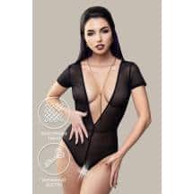 Эротическое боди Waname Apparel Abandon черное, 2XL