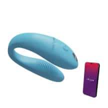 Вибратор для пар We-Vibe Sync Go, голубой