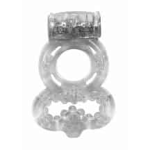 Виброкольцо с подхватом мошонки Lola Games Rings! Treadle, бесцветное