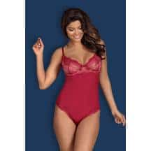 Боди Obsessive Rosalyne teddy, Бордовый, L/XL. Нет в наличии Боди Obsessive Rosalyne teddy, Бордовый, L/XL