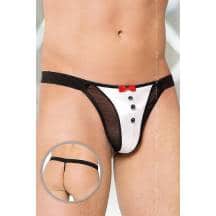 Стринги мужские Джентльмен SoftLine Collection, черно-белый, S/L. Нет в наличии Стринги мужские Джентльмен SoftLine Collection, черно-белый, S/L