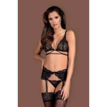 Комплекты Obsessive Mixty set, Чёрный, L/XL