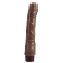 Вибратор CNT Dick Buddies: Buzzing Vibrating Dildo 22.5 см, коричневый