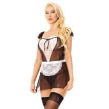 Костюм горничной Soft Line Collection Carola M/L, черно-белый
