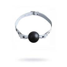 Кляп Sitabella с никелированной пряжкой, белый