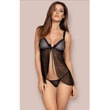 Сорочка и трусики 877-Babydoll & thong, S/M. Нет в наличии Сорочка и трусики 877-Babydoll & thong, S/M